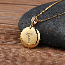 Load image into Gallery viewer, Top Quality Initial Letter Necklace Gold 26 Letters | Charm Necklaces Pendants