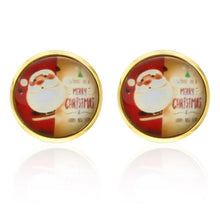 Carica l'immagine nel visualizzatore di Gallery, New Arrive Shirt Cufflinks Festival Christmas Cuff Links For Wedding Party FashionWooden/Knot/Dragon Men Sleeve Shirt Cufflinks