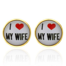 Carica l'immagine nel visualizzatore di Gallery, New Arrive Shirt Cufflinks Festival Christmas Cuff Links For Wedding Party FashionWooden/Knot/Dragon Men Sleeve Shirt Cufflinks