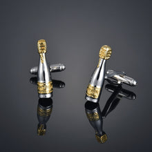 Carica l'immagine nel visualizzatore di Gallery, New Arrive Shirt Cufflinks Festival Christmas Cuff Links For Wedding Party FashionWooden/Knot/Dragon Men Sleeve Shirt Cufflinks