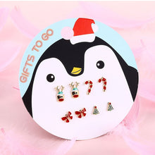 Load image into Gallery viewer, EN 12 Pairs Flower Women'S Earrings Set Pearl Crystal Stud Earrings Boho Geometric Tassel Earrings For Women 2020 Jewelry Gift