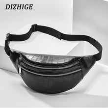 Load image into Gallery viewer, Women bag crocodile chest bag female Pu leather messenger handbag Fashion high quality shoulder crossbody bags for women 2019
