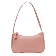 Load image into Gallery viewer, Retro Totes Bags Purple Baguette bags PU Leather Armpit Bag For Women 2020 Luxury Small Shoulder Handbag Female Fashion Tote Bag