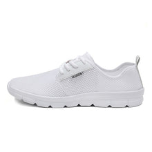 Indlæs billede til gallerivisning Women Lightweight Sneakers Air Cushion Ladies Trainers Basket Tenis Casual White Platform Flat Sneakers Breathable Mesh Comfort