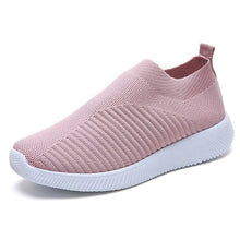 Load image into Gallery viewer, Women Shoes Plus Size Sneakers Women Breathable Mesh Sports Shoes Female Slip On Platform Sneakers White Knit Sock Shoes Casual