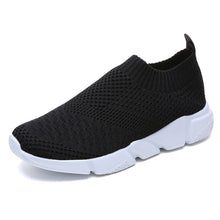 Load image into Gallery viewer, Women Shoes Plus Size Sneakers Women Breathable Mesh Sports Shoes Female Slip On Platform Sneakers White Knit Sock Shoes Casual