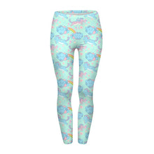 Ladda upp bild till gallerivisning, High Waist Casual Leggings Fashion Design Unicorn Stars Printing
