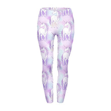 Ladda upp bild till gallerivisning, High Waist Casual Leggings Fashion Design Unicorn Stars Printing
