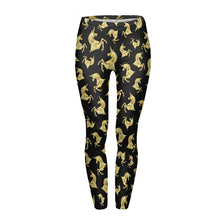 Ladda upp bild till gallerivisning, High Waist Casual Leggings Fashion Design Unicorn Stars Printing
