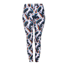 Ladda upp bild till gallerivisning, High Waist Casual Leggings Fashion Design Unicorn Stars Printing
