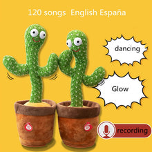 Lataa kuva Galleria-katseluun, Lovely Talking Toy Dancing Cactus | Sound Record Repeat Toy | Best Christmas Gift for Your Kid
