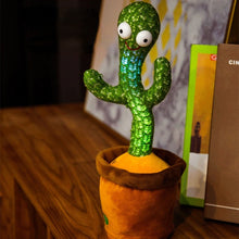 Carica l&#39;immagine nel visualizzatore di Gallery, Lovely Talking Toy Dancing Cactus | Sound Record Repeat Toy | Best Christmas Gift for Your Kid
