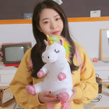 Load image into Gallery viewer, Lovely Rainbow Unicorn Backpack
