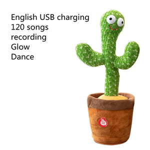 Lovely Talking Toy Dancing Cactus | Sound Record Repeat Toy | Best Christmas Gift for Your Kid