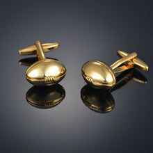 Cargar imagen en el visor de la galería, Quality Gold Color Cufflinks Letters/Alien/Square/Dragon/Maple leaves/Balance/Name Cuff Links for mens French bouton manchette
