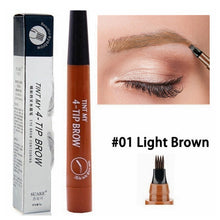 Load image into Gallery viewer, Eyebrow Liquid Pencil With Fork Tip
