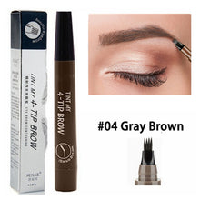 Lataa kuva Galleria-katseluun, Eyebrow Liquid Pencil With Fork Tip
