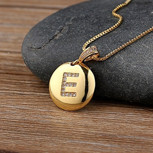 Top Quality Initial Letter Necklace Gold 26 Letters | Charm Necklaces Pendants