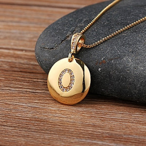 Top Quality Initial Letter Necklace Gold 26 Letters | Charm Necklaces Pendants