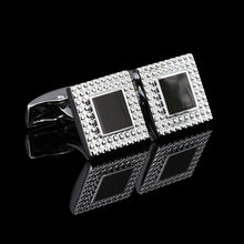 Load image into Gallery viewer, French shirt cufflink for mens Brand designer Cuffs link Button male Gold High Quality Luxury Wedding
