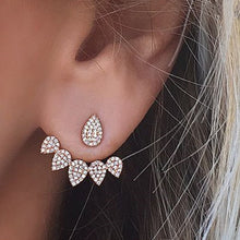 Ladda upp bild till gallerivisning, Hot Crystal Flower Stud Earrings for Women Fashion Jewelry Gold Silver Rhinestones Earrings Gift for Party and Best Friend
