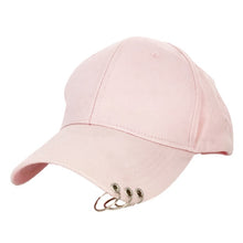 Cargar imagen en el visor de la galería, High Quality Adjustable Baseball Hat with ring Outdoor Sports Sun Cap for Women Men Fashion Snapback Hat
