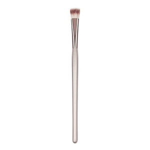 Wooden Champagne Makeup Brushes Set