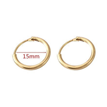 Ladda upp bild till gallerivisning, 40mm 60mm 70mm 80mm Exaggerate Big Smooth Circle Hoop Earrings Brincos Simple Party Round Loop Earrings for Women Jewelry
