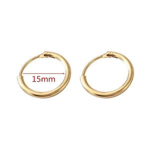 40mm 60mm 70mm 80mm Exaggerate Big Smooth Circle Hoop Earrings Brincos Simple Party Round Loop Earrings for Women Jewelry