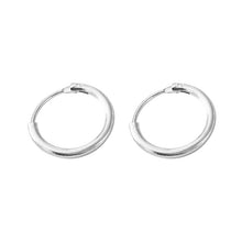 Ladda upp bild till gallerivisning, 40mm 60mm 70mm 80mm Exaggerate Big Smooth Circle Hoop Earrings Brincos Simple Party Round Loop Earrings for Women Jewelry
