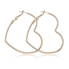 Indlæs billede til gallerivisning 40mm 60mm 70mm 80mm Exaggerate Big Smooth Circle Hoop Earrings Brincos Simple Party Round Loop Earrings for Women Jewelry
