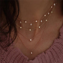 Load image into Gallery viewer, Boho Multi-element Crystal Necklaces For Women Fashion Gold Necklace Vintage Multiple Layers Pendant Necklace Jewelry Gift
