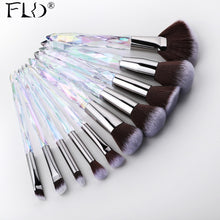 Load image into Gallery viewer, Crystal Makeup Brushes Set
