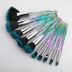 Crystal Makeup Brushes Set