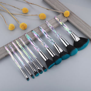 Crystal Makeup Brushes Set