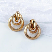 Ladda upp bild till gallerivisning, AENSOA 2020 New Gold Color Earrings For Women Multiple Trendy Round Geometric Drop Statement Earrings Fashion Party Jewelry Gift
