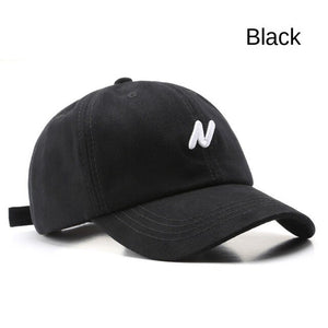 SLECKTON Casual Baseball Cap for Women and Men Fashion N Embroidery Summer Visors Cap Boy Girls Cotton Snapback Hat Casquette