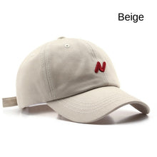 Indlæs billede til gallerivisning SLECKTON Casual Baseball Cap for Women and Men Fashion N Embroidery Summer Visors Cap Boy Girls Cotton Snapback Hat Casquette
