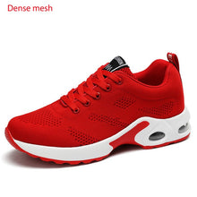 Ladda upp bild till gallerivisning, Women Lightweight Sneakers Air Cushion Ladies Trainers Basket Tenis Casual White Platform Flat Sneakers Breathable Mesh Comfort
