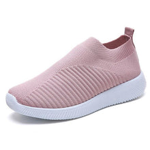 Lataa kuva Galleria-katseluun, Women Shoes Plus Size Sneakers Women Breathable Mesh Sports Shoes Female Slip On Platform Sneakers White Knit Sock Shoes Casual
