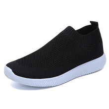 Indlæs billede til gallerivisning Women Shoes Plus Size Sneakers Women Breathable Mesh Sports Shoes Female Slip On Platform Sneakers White Knit Sock Shoes Casual
