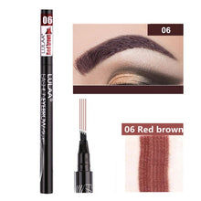 Lataa kuva Galleria-katseluun, Eyebrow Liquid Pencil With Fork Tip
