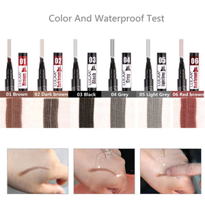 Eyebrow Liquid Pencil With Fork Tip