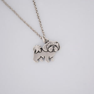 Cute Shih Tzu Pendant Necklace