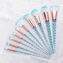 Indlæs billede til gallerivisning Unicorn Crystal Handle Foundation Brushes
