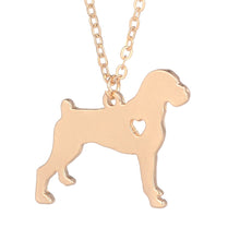 Indlæs billede til gallerivisning Cute Boxer Dog Pendant Necklace
