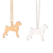 Ladda upp bild till gallerivisning, Cute Boxer Dog Pendant Necklace
