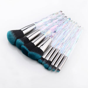 Crystal Makeup Brush Set