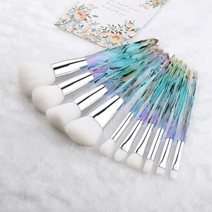 Crystal Makeup Brush Set