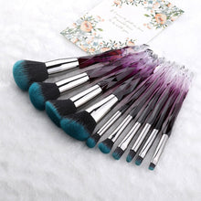 Load image into Gallery viewer, Crystal Makeup Brush Set
